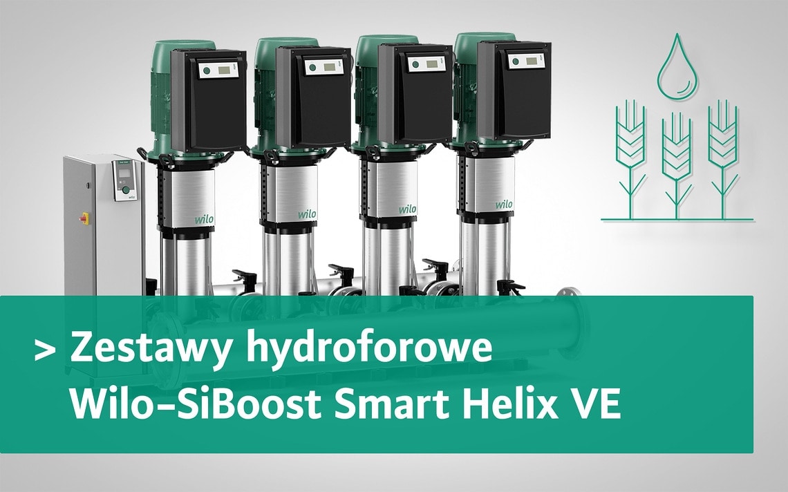Zestawy hydroforowe Wilo-SiBoost Smart Helix VE