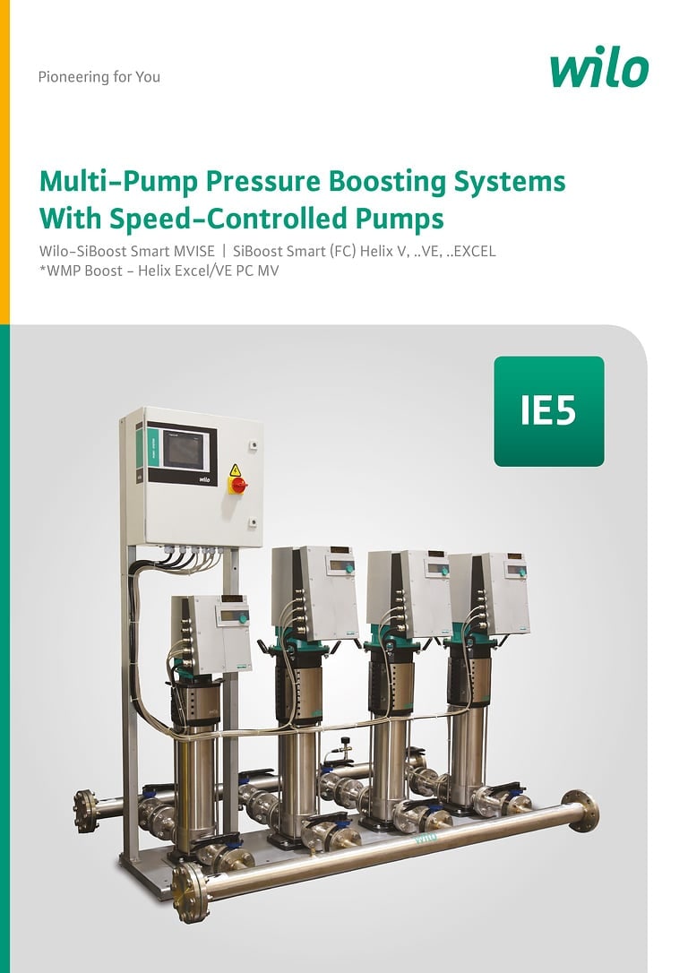 Multi-Pump Pressure Boosting Systems with Speed-Controlled Pumps