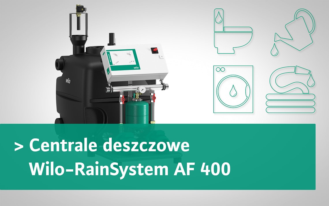 Centrale deszczowe Wilo-RainSystem AF 400