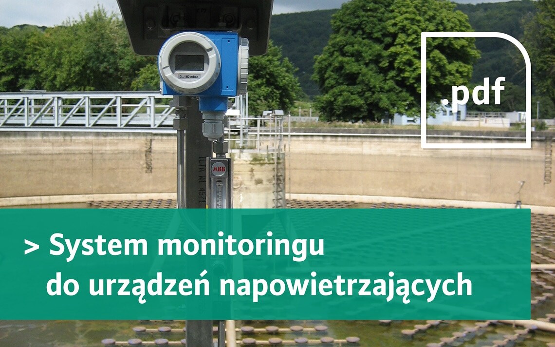 System monitoringu do urządzeń napowietrzających