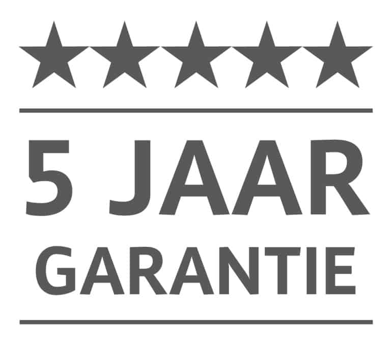 Logo 5 jaar garantie