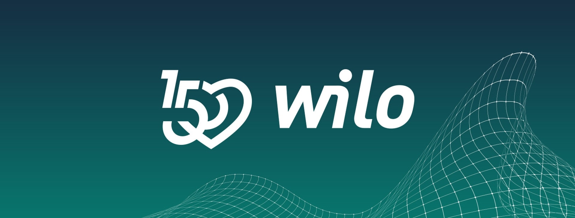 150 years Wilo website banner
