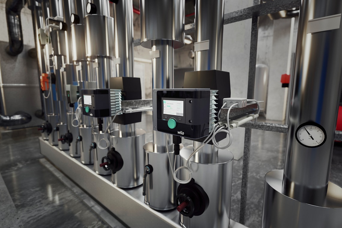 Wilo-World Bild in kommerziellem Gebäude