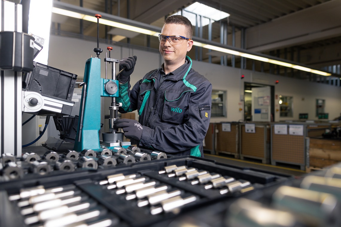 Wilo recycelt Pumpen und Komponenten wie Magnete um wertvolle Materialien im Nutzungskreislauf zu halten.