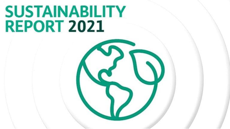 Logo rapport développement durable 2021