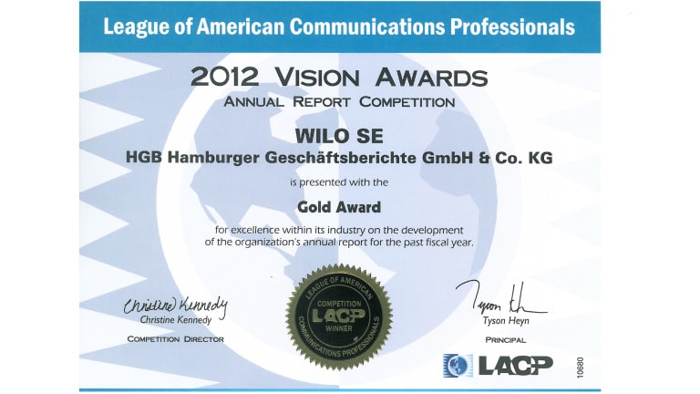 Vision Award 2012