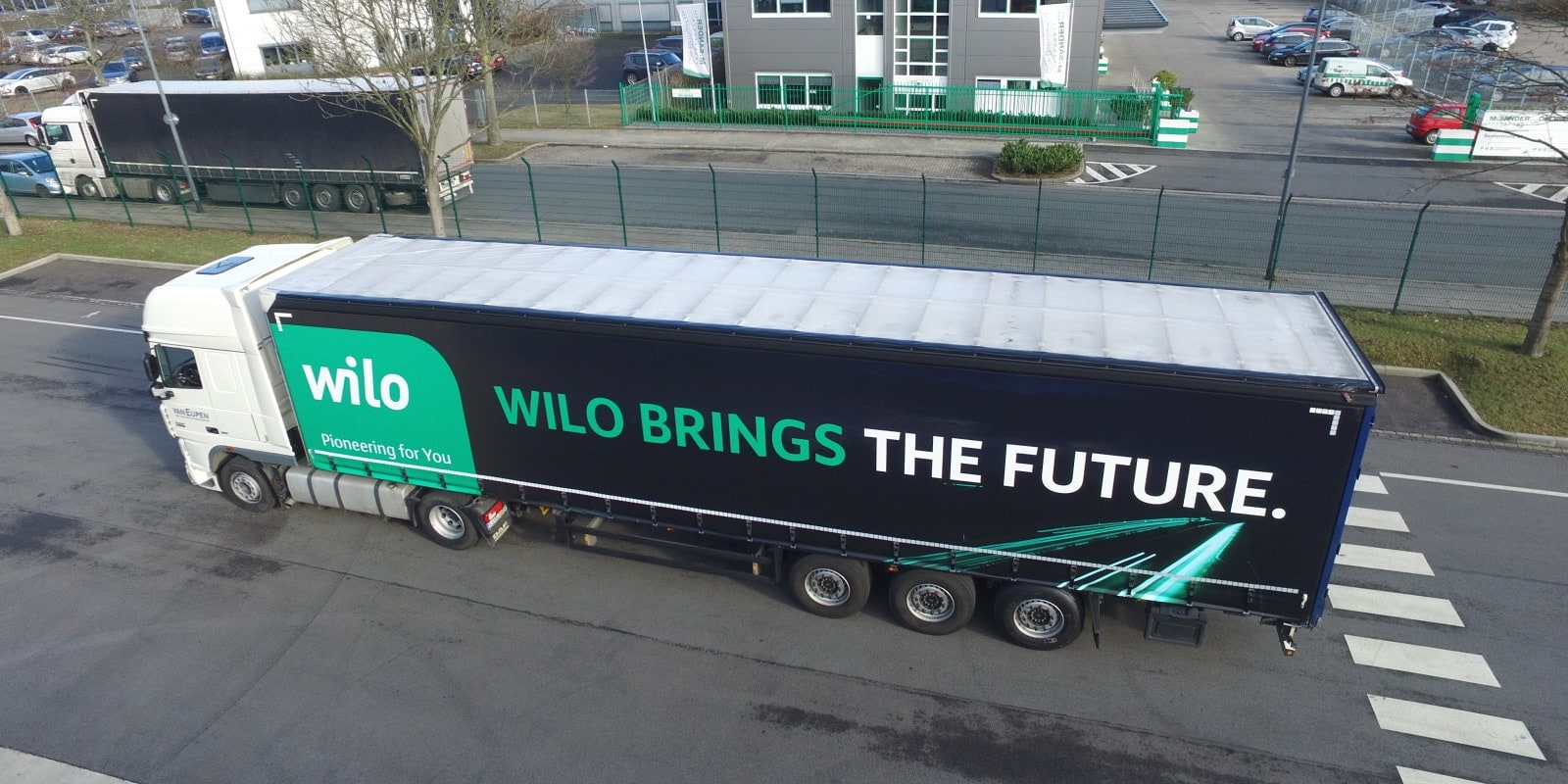 Messe-LKW - Wilo brings the future