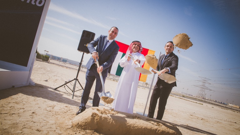 Wilo celebrates start of construction works for its new facility in the Middle East