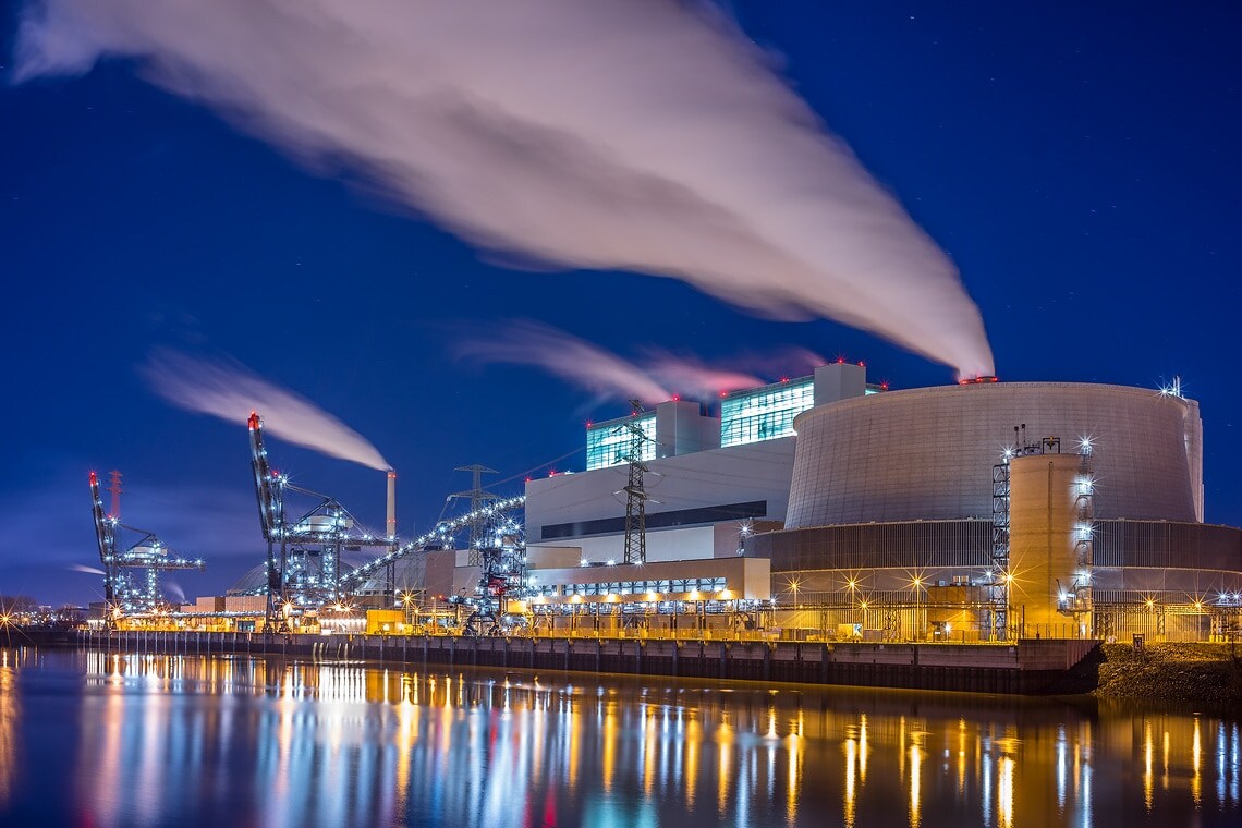 A big coal fired power plant.