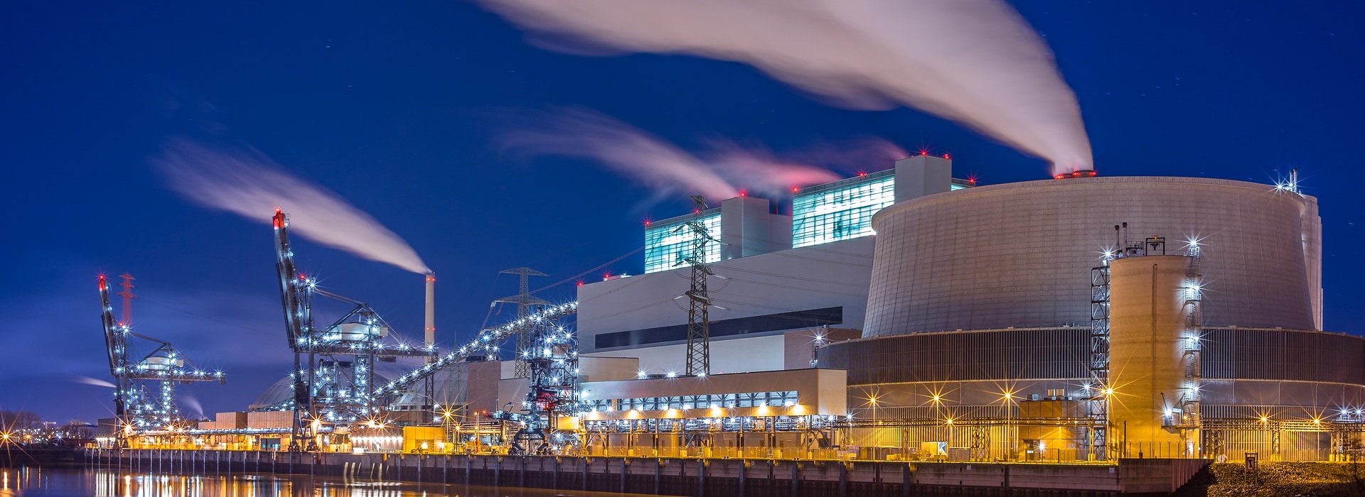 A big coal fired power plant.