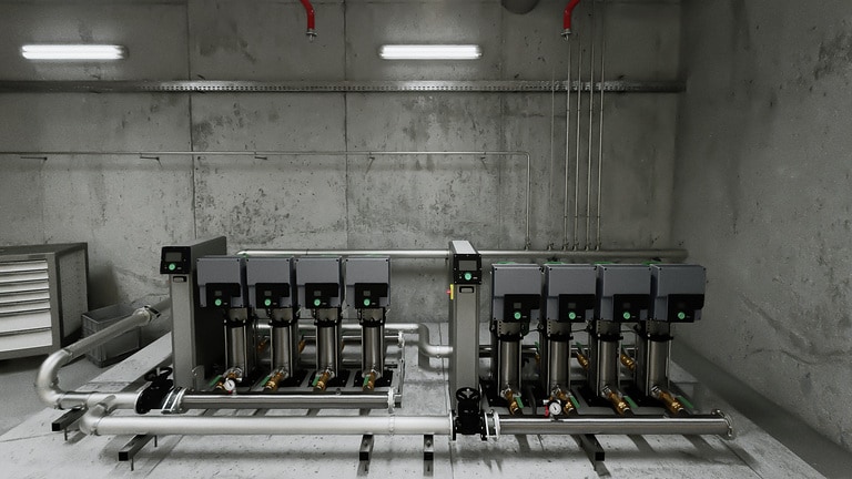 Wilo-Welt - Hochaus Wasserversorgung und Druckerhöhung