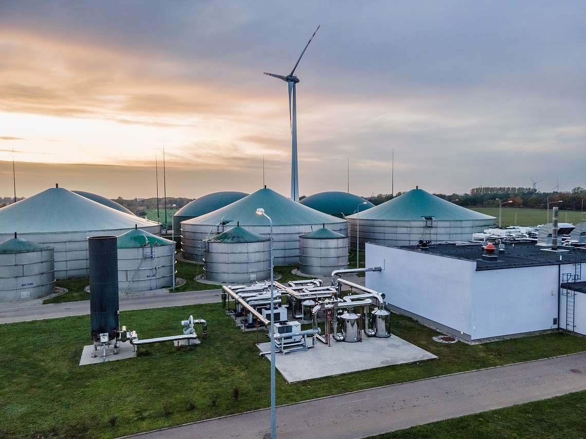 Biogas Anlage Pottangow, Poland