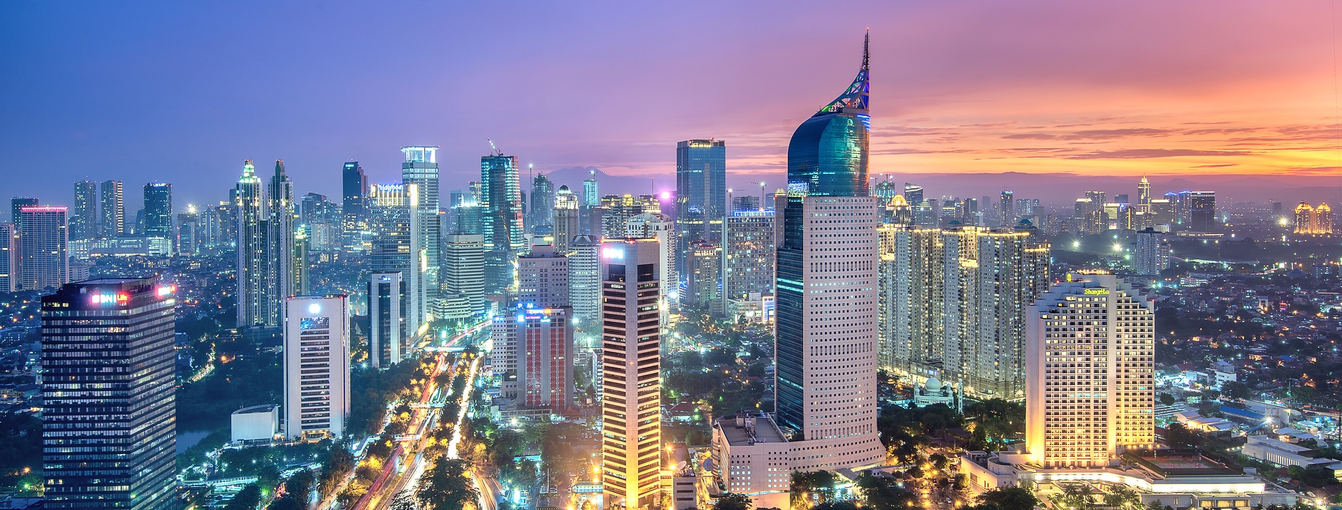 Jakarta City Sunset