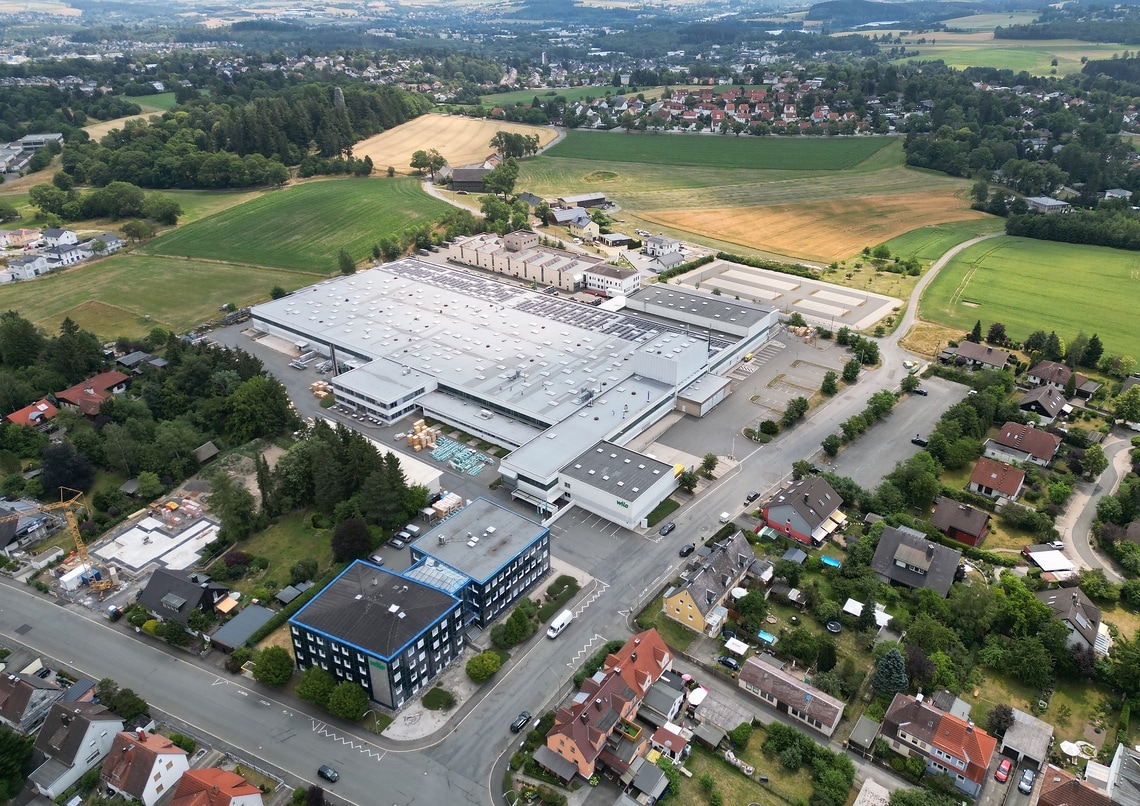 CO2-neutrale Wilo-fabriek in Hof. Duitsland