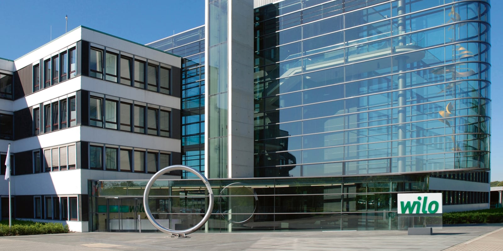 Wereldwijde hoofdkantoor van WILO SE in Dortmund, Duitsland