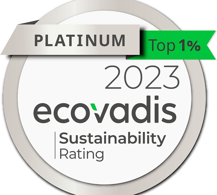 EcoVadis Sustainability Medal 2023