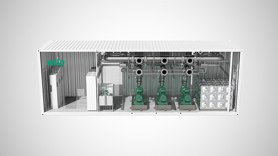 Der Wilo Ice-Cube ist eine Komplett Lösung der Wilo Group
