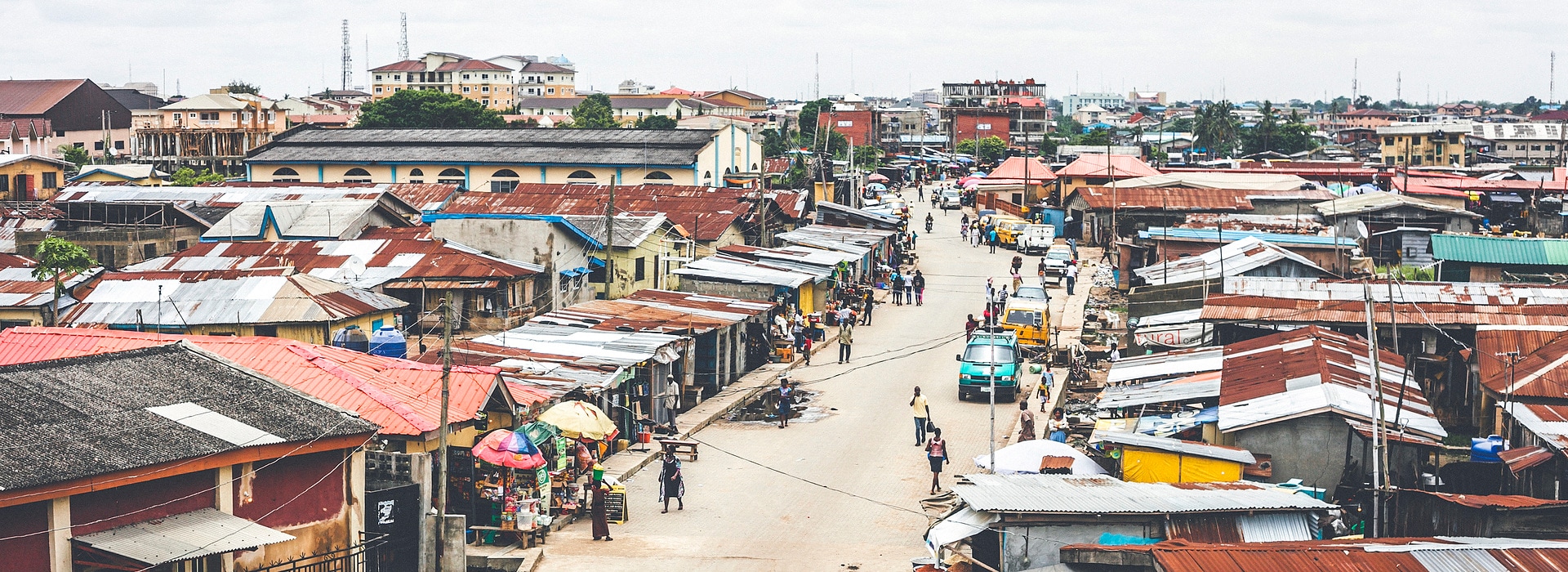 Yaba area. Lagos, Nigeria, West Africa.