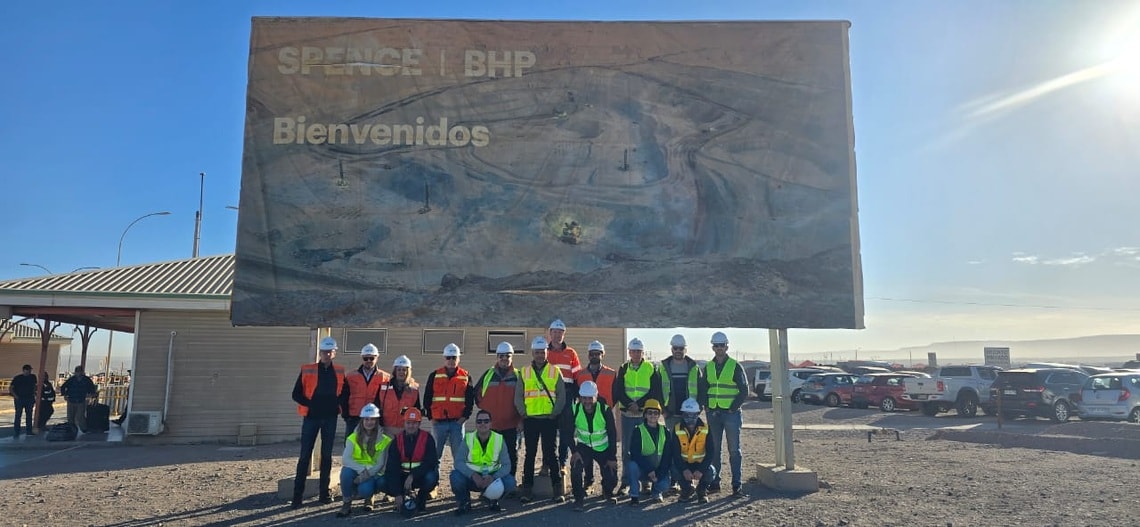 WiloLATAM visits BHP Spence Mine in Chile