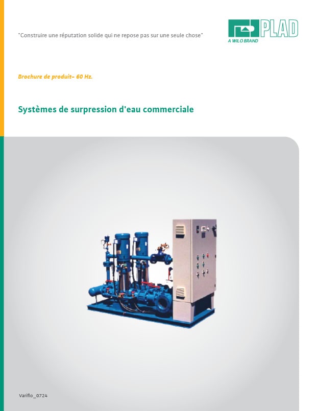 Brochure sur l'ensemble de pompe préfabriqué Variflo Plad