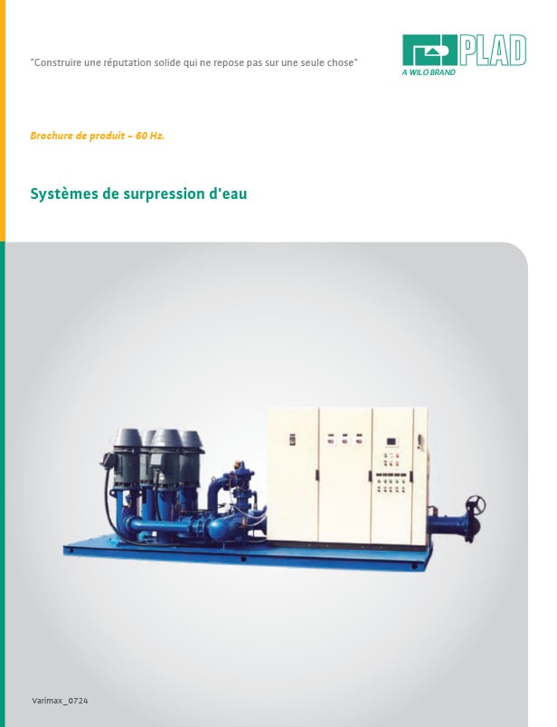 Brochure sur l'ensemble de pompe préfabriqué Varimax Plad 