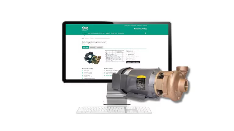 Marine Straight Centrifugal MotorPumpcomputer