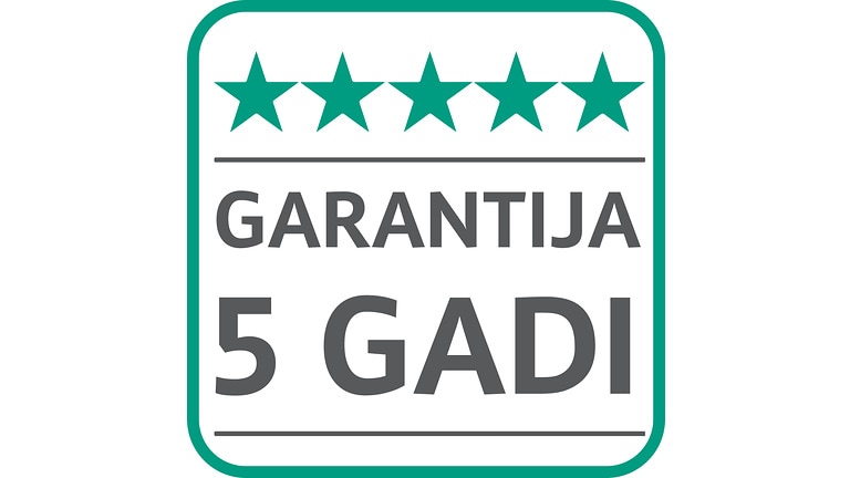 pagarinātā 5 gadu garantija sūkņiem