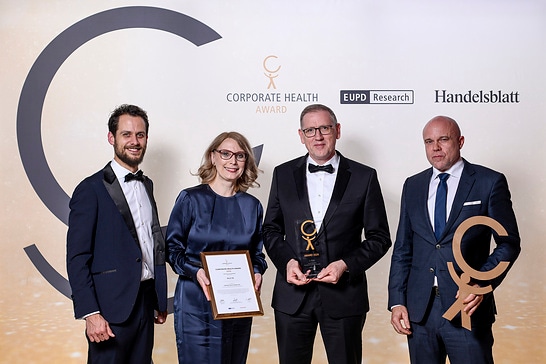 Andrea Arnold und Georg Weber beim Corporate Health Award 2024