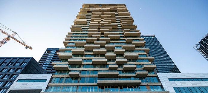 Pictures and video made for reference project Y-Towers Amsterdam.