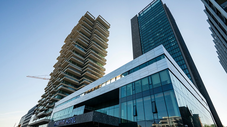 Pictures and video made for reference project Y-Towers Amsterdam.