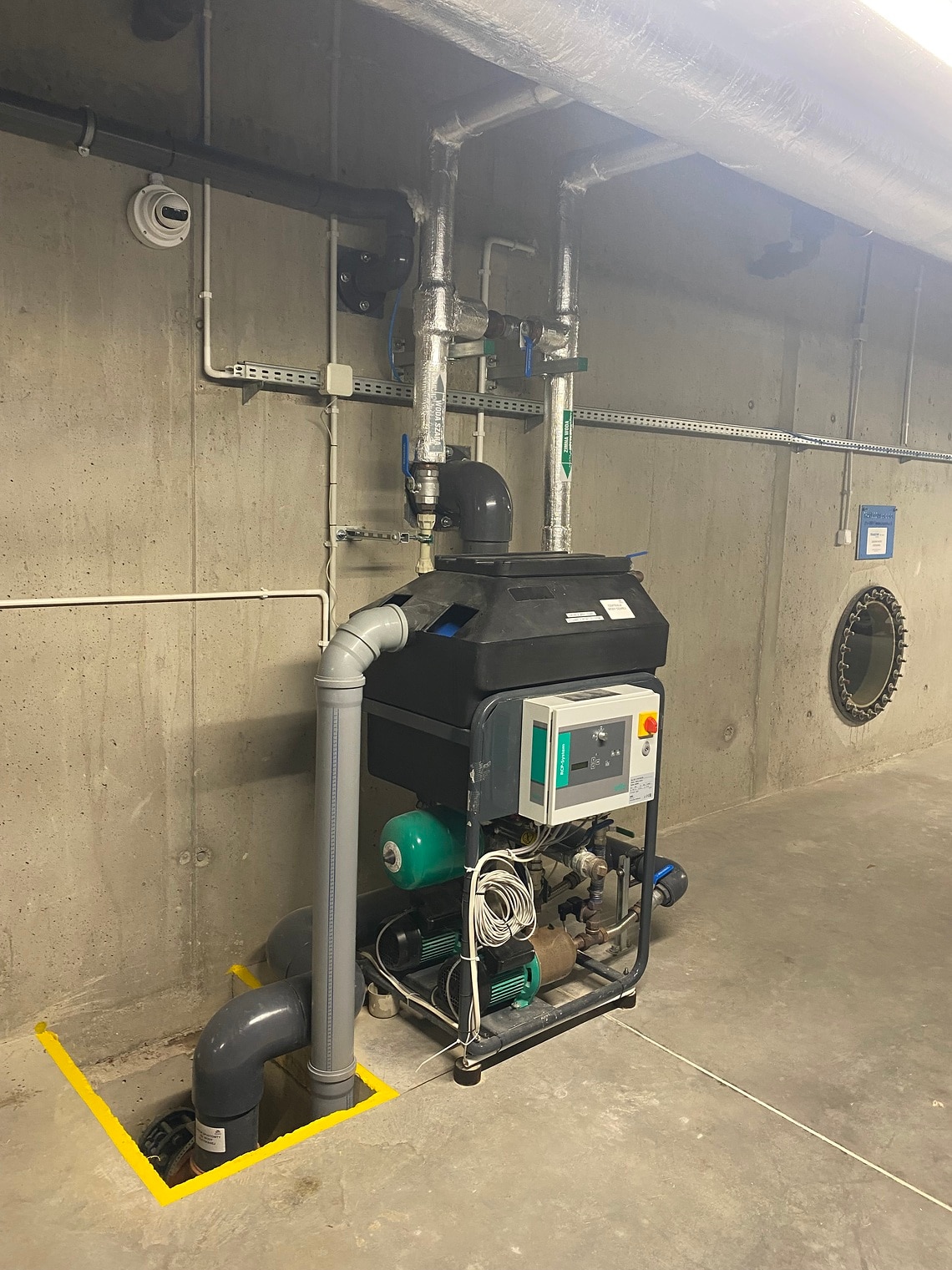 Centrala deszczowa Wilo-RainSystem AF 150 w Aquapark Zakrzów