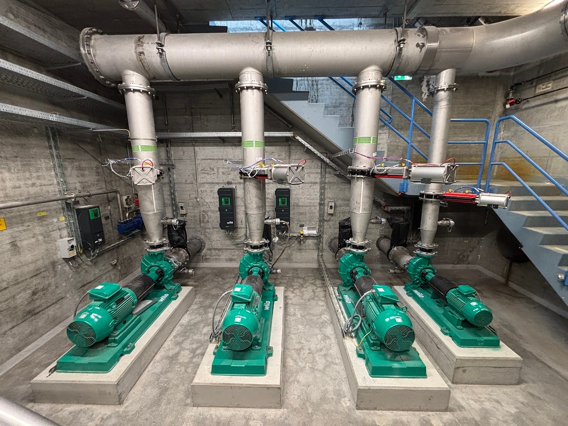 ARA Birsig Therwil: Erweiterung mit vierter Reinigungsstufe – 34 Wilo-Pumpen und Rührwerke im Einsatz für sauberes Wasser