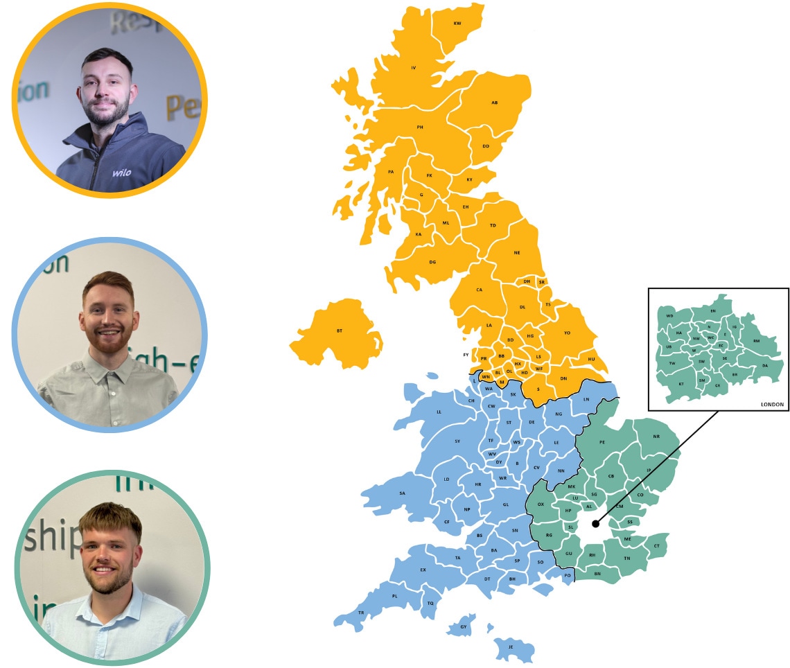 GB - BDR map - updated with Kane Waites