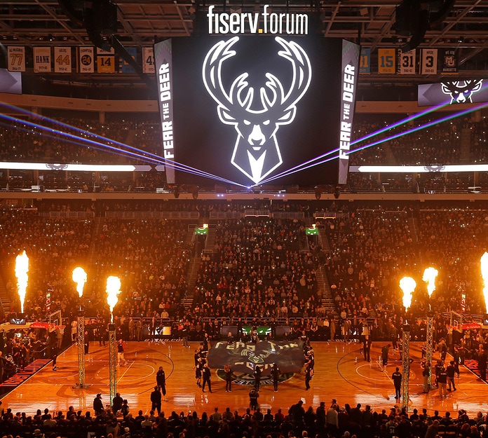 das fiserv forum der milaukee bucks