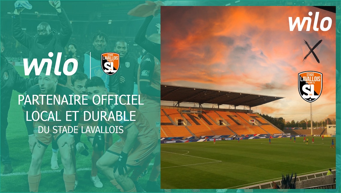 Bannière partenariat Wilo France - Stade Lavallois