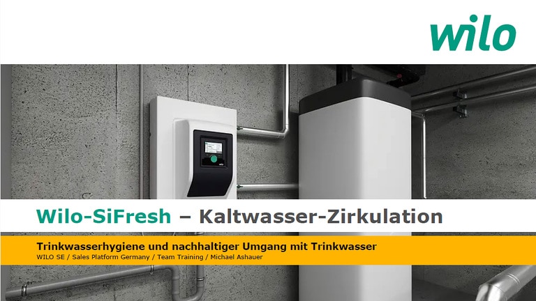 Trinkwasserhygiene nachhaltiger Umgang Trinkwasser Schulungsunterlagen