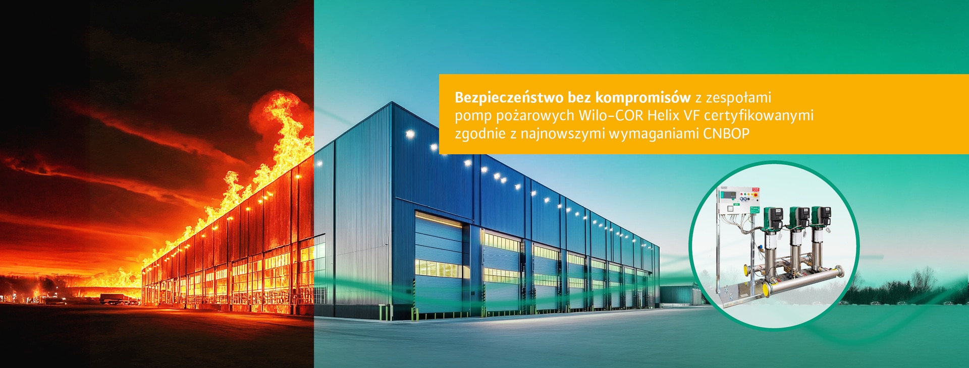 Druga generacja zespołów pomp pożarowych