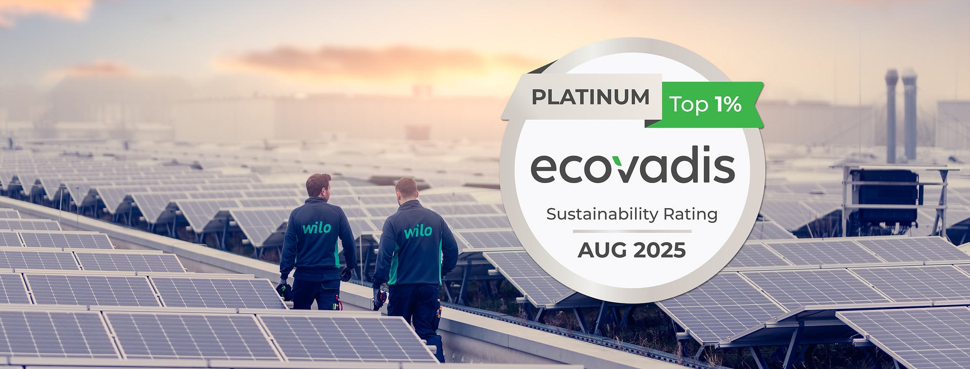 Ecovadis Sustainability Rating Rating: Platinum (Top 1%)August 2025