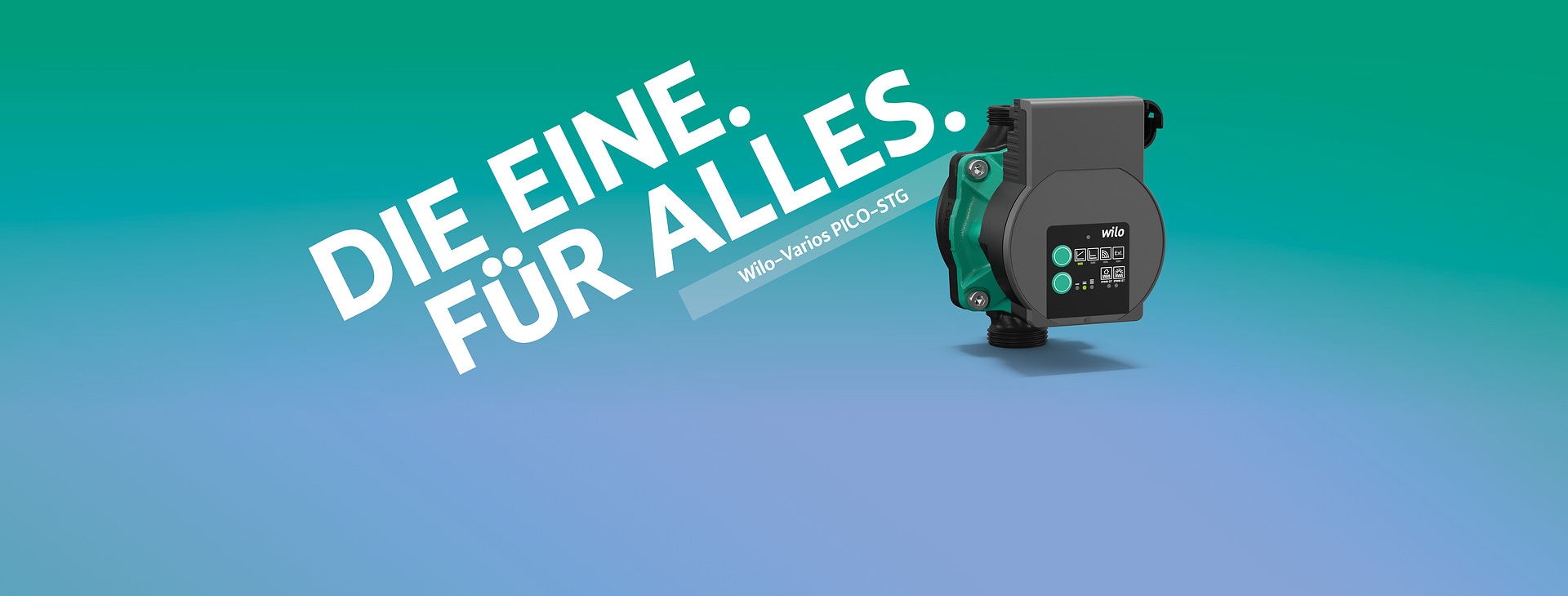 Wilo-Varios PICO-STG Heizungspumpe für Ein- und Zweifamilienhäuser