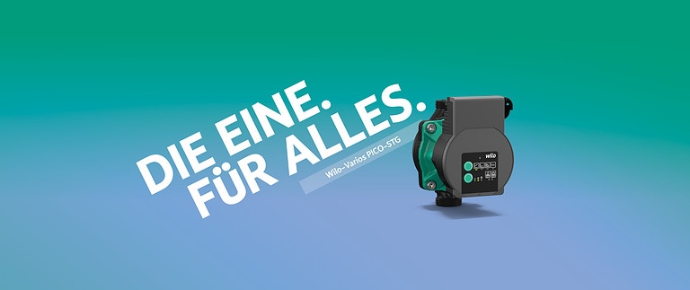 Die Eine. Für alles. Heizungspumpe Wilo-Varios PICO-STG