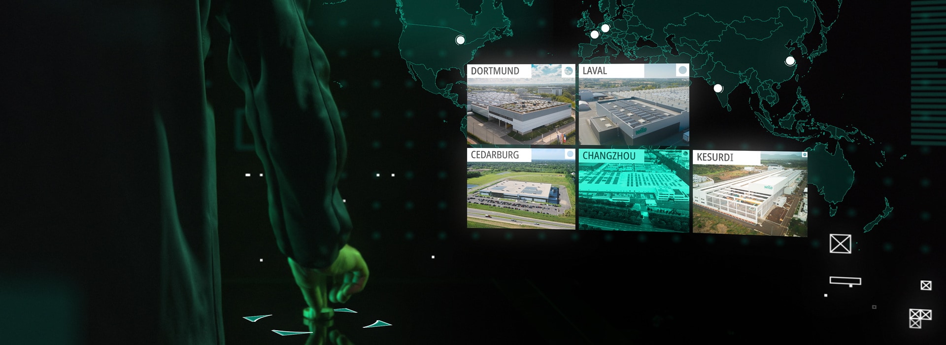 The Wilo Group has a big connected production network, also with the factory in Changzhou China