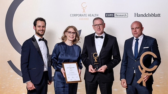 Andrea Arnold and Georg Weber at the Corporate Health Award Ceremony 2024