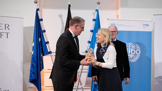 Georg Weber at the SDG Innovation Award Ceremony