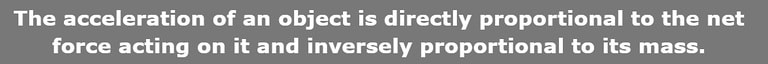 ​law of acceleration
