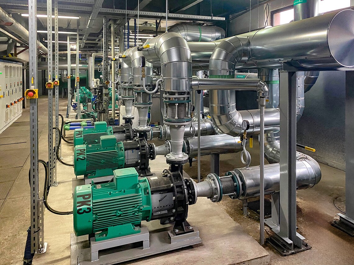 Pompy kotłowe Atmos GIGA-B w Ciepłowni Sierpc