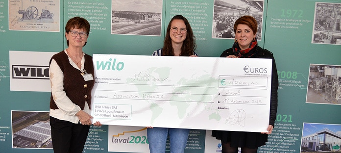 Remise de chèques à l’Association Rêves