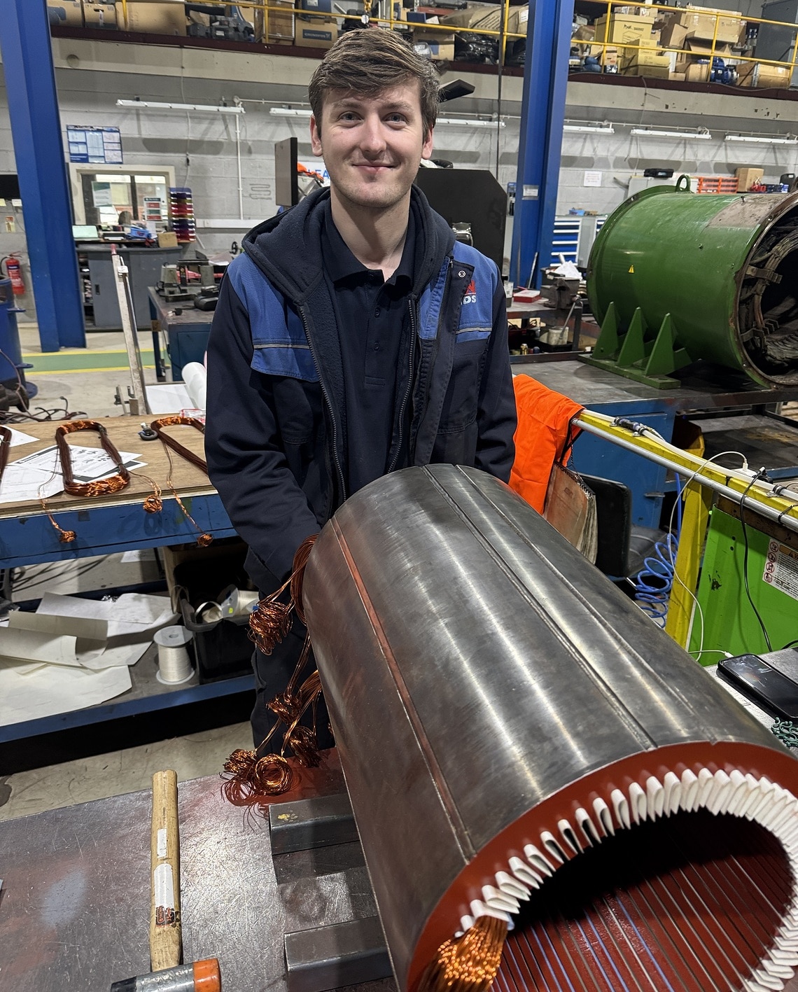 GB - Dom Swanick, Winding Technician at Arfon Engineering
