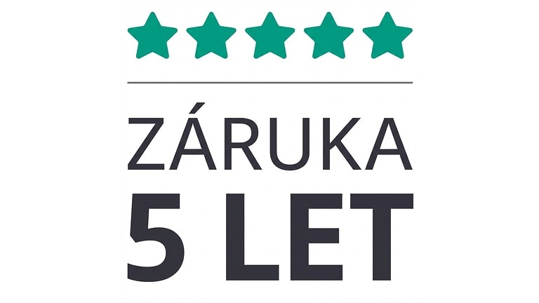 Záruka 5 let