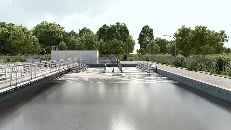 Kläranlage vorgeschaltete Denitrifikation - Membranbioreaktoren mit Spurenstoffelimination