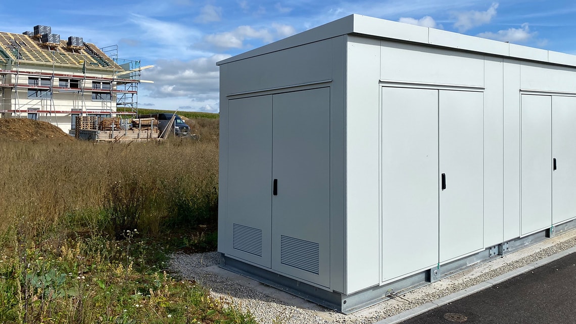 Water supply container for residential area in Bräunlingen